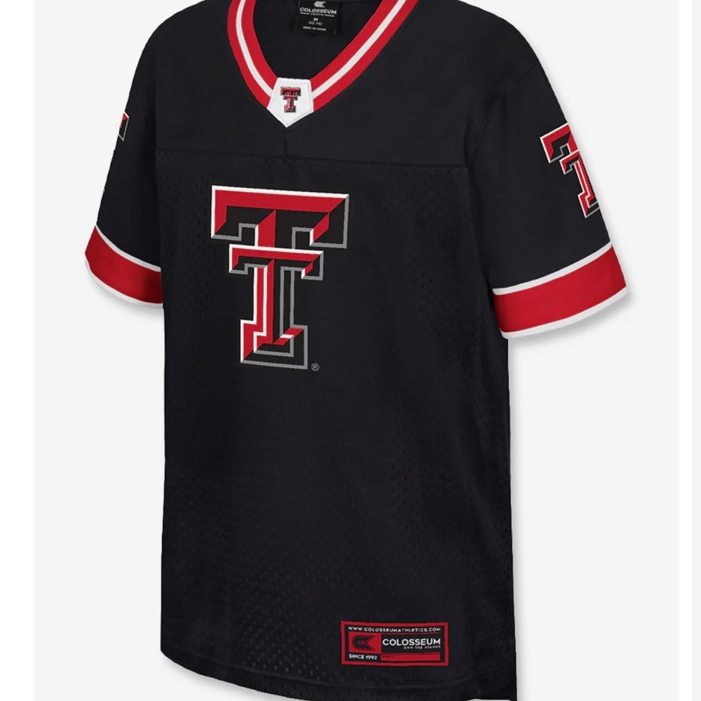 Colosseum Black Jersey with Red Highlights